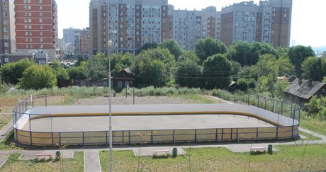 Хоккейная коробка г.Казань ул. Бондаренко